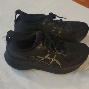 Asics Black Athletic Shoes